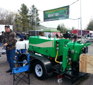 photo of our machine at the Automotion Car Show and Swap Meet