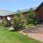 log home in Elroy