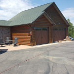 log home in Elroy