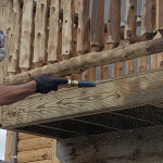 log home in Elroy