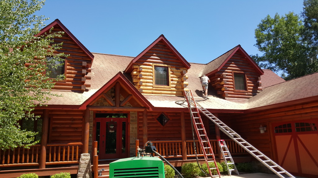 Log home in Half Moon Bay