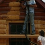 Log home in Half Moon Bay