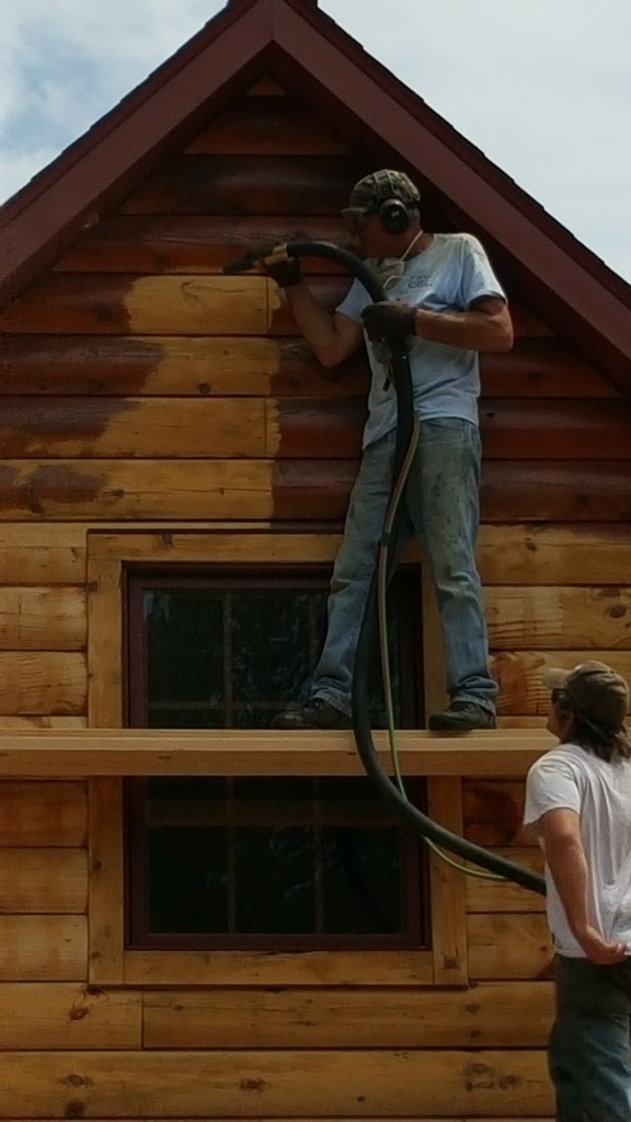 Log home in Half Moon Bay