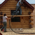 Log home in Half Moon Bay