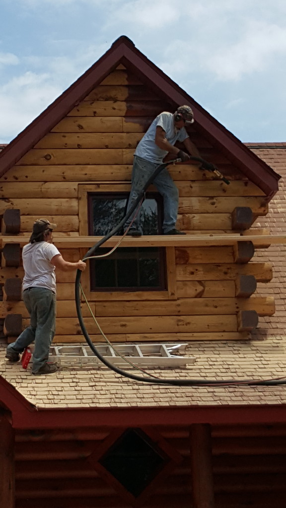 Log home in Half Moon Bay