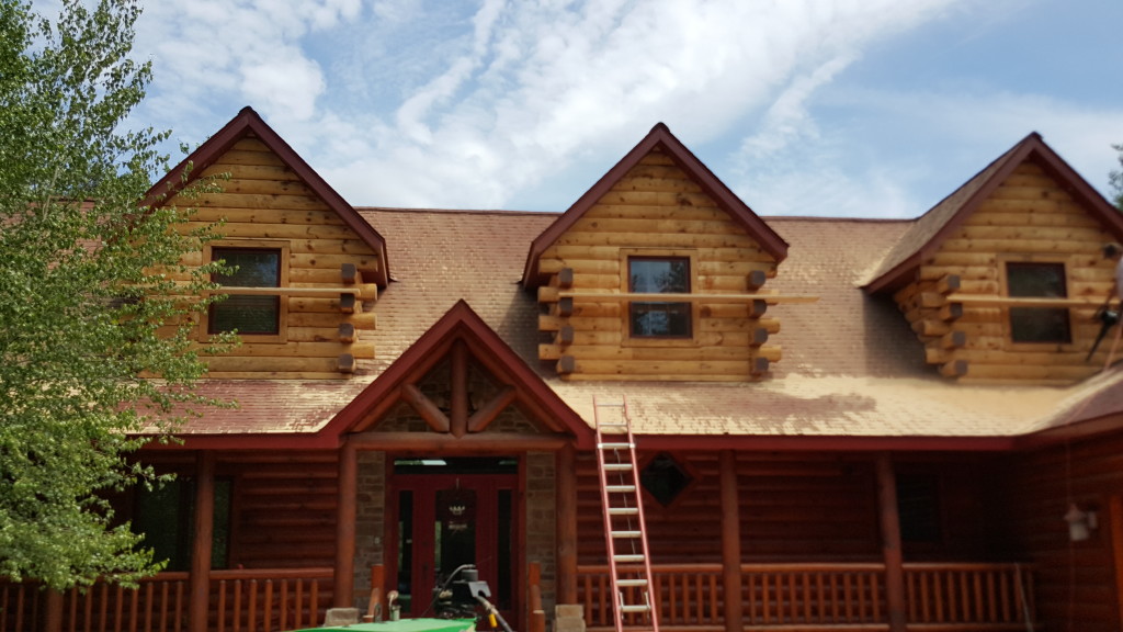 Log home in Half Moon Bay